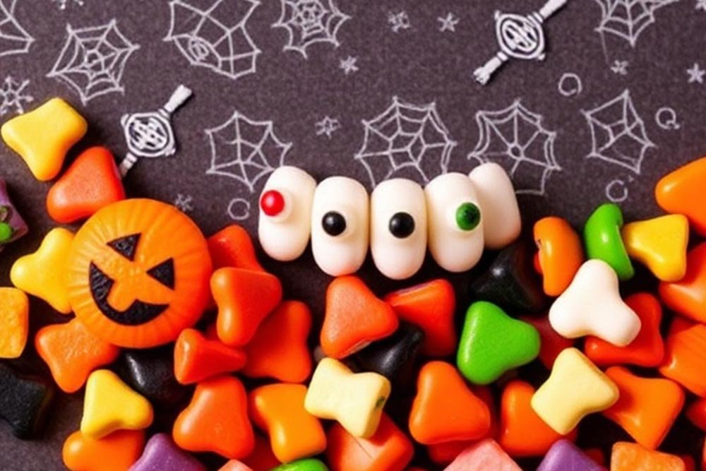 Halloween candy and braces