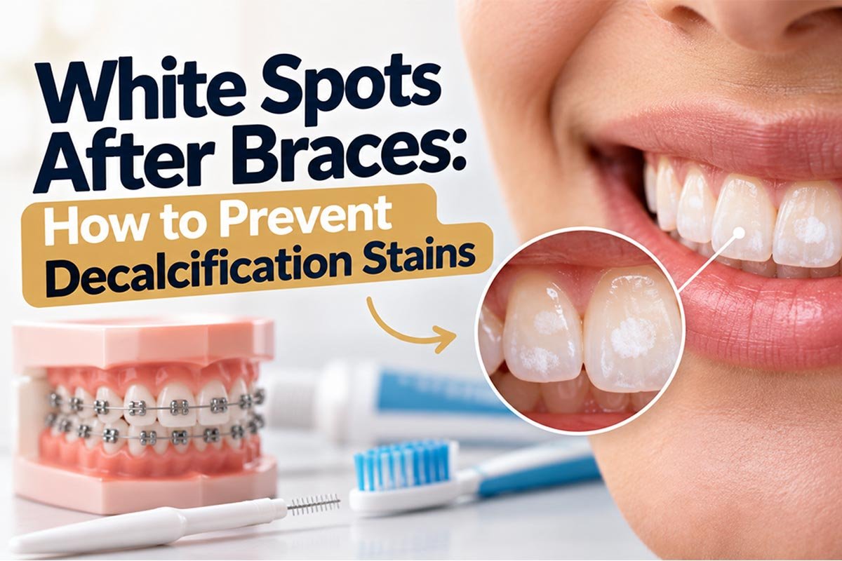Read more about the article White Spots After Braces: How to Prevent Decalcification Stains